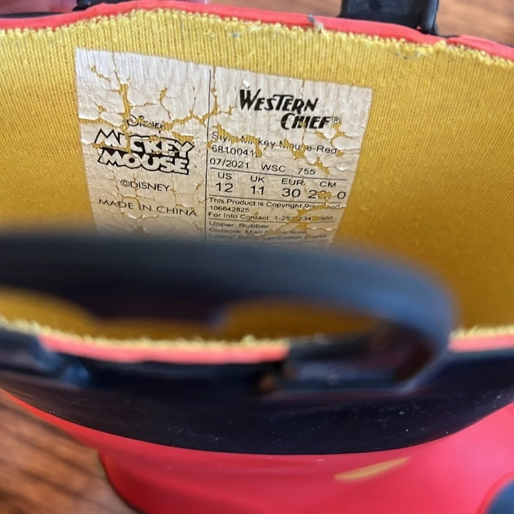 Western Chief Mickey Mouse Rain Boot Mickey Mouse